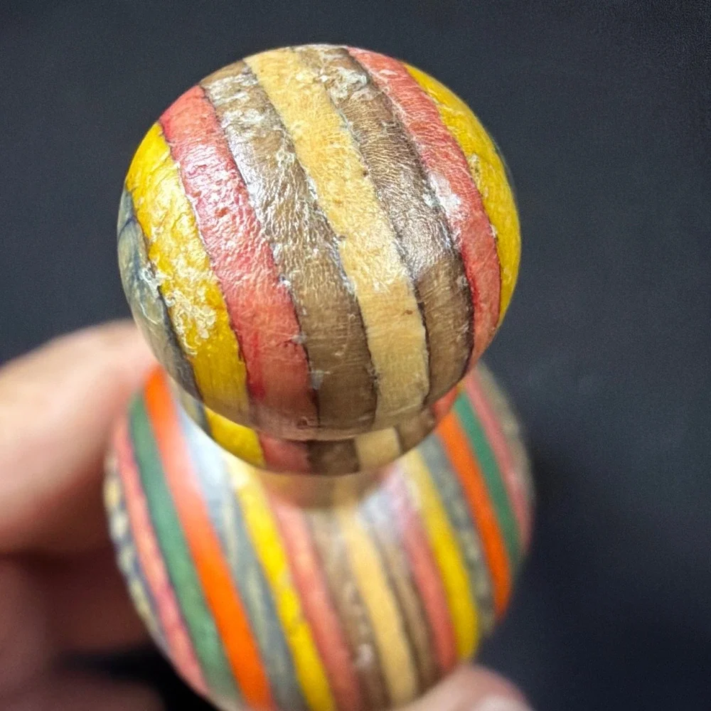 Unique Recycled Skateboard Wood Scoop Small Multi-Color Rainbow Handcrafted Cute